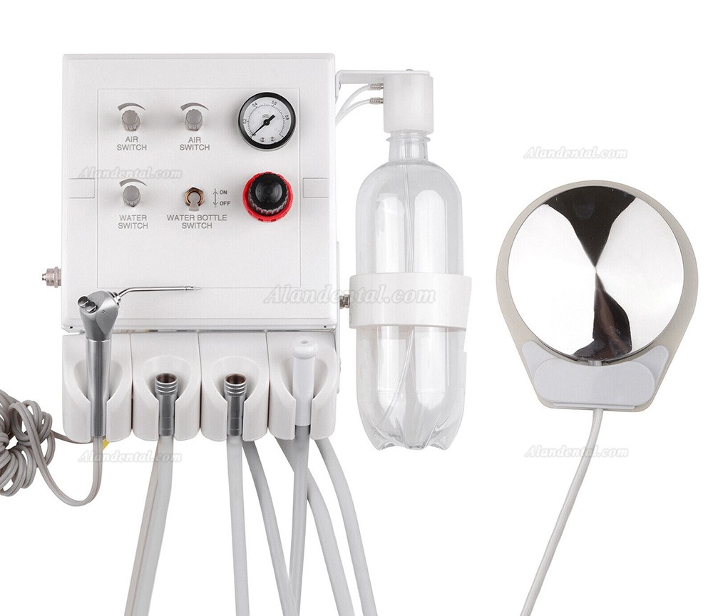 Dental Wall Hanging Turbine Unit 4H with Weak Suction Work without Air Compressor